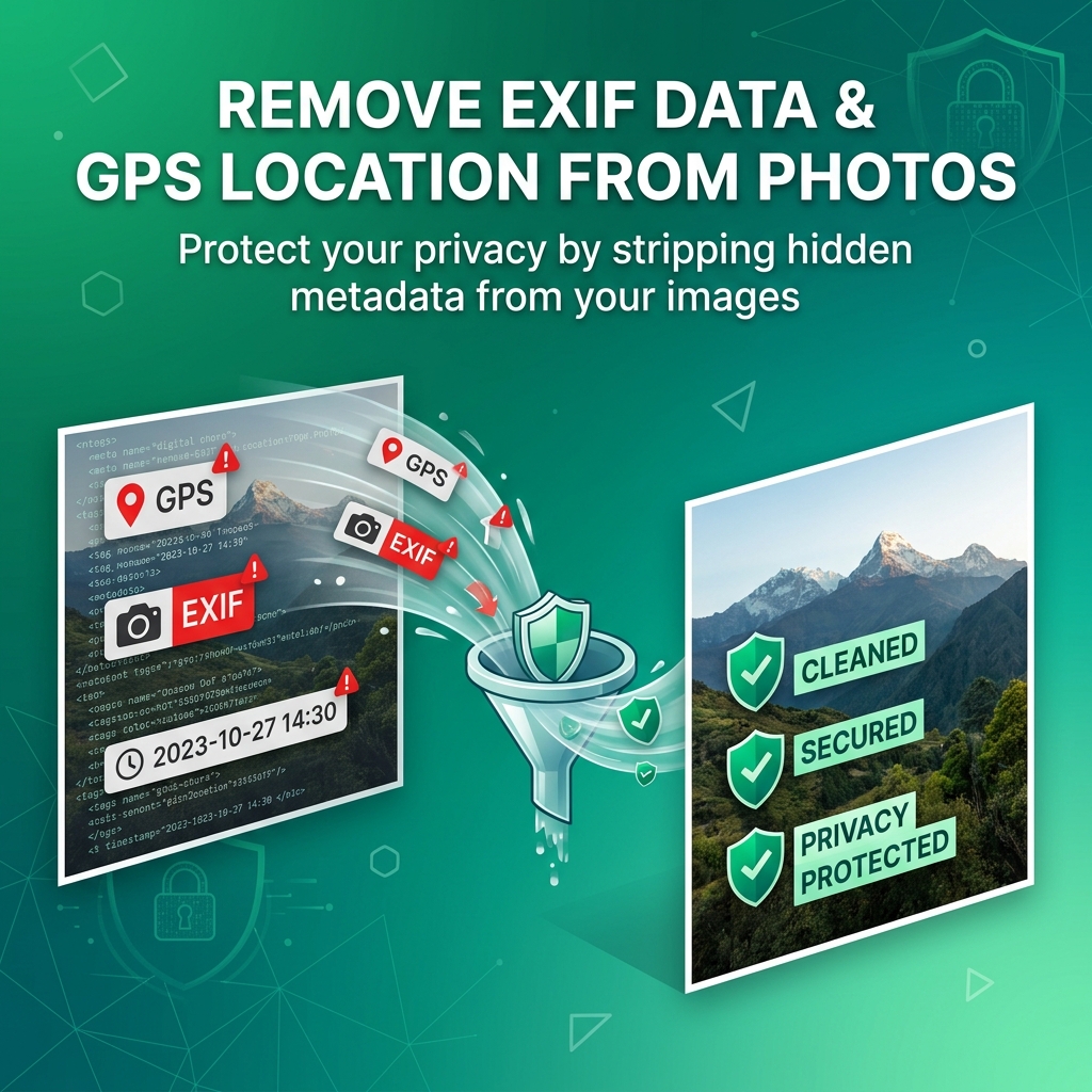 How to Remove EXIF Data & GPS Location from Photos (2026 Guide)