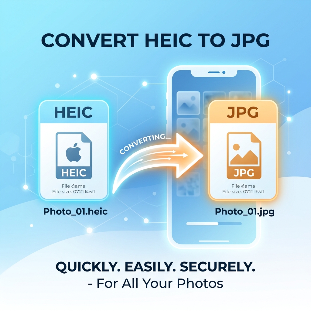 How to Convert HEIC to JPG Online Free — No Upload, No Software