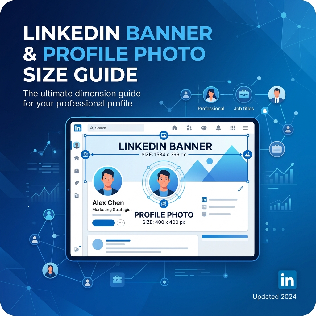 LinkedIn Banner Size & Profile Photo Dimensions Guide (2026)