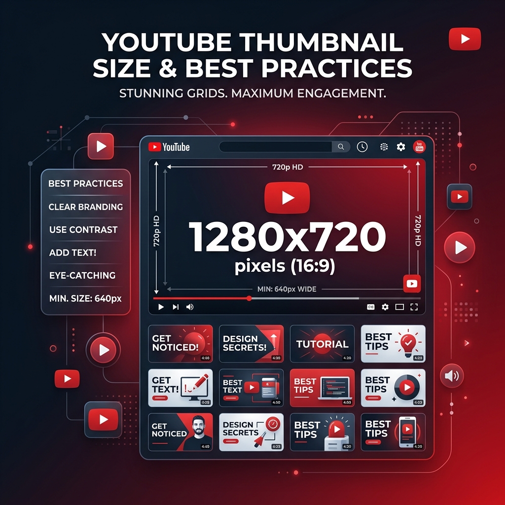 YouTube Thumbnail Size & Best Practices Guide (2026)